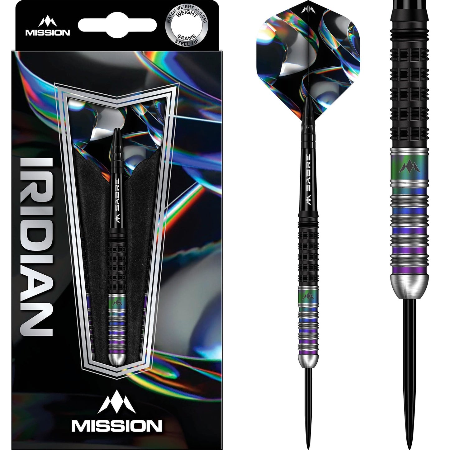 Mission Iridian Darts - Steel Tip - 90% Tungsten