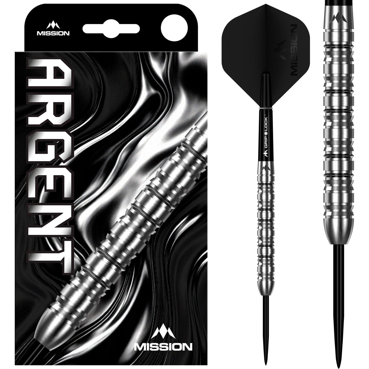 Mission Argent Darts - Steel Tip - 90% Tungsten