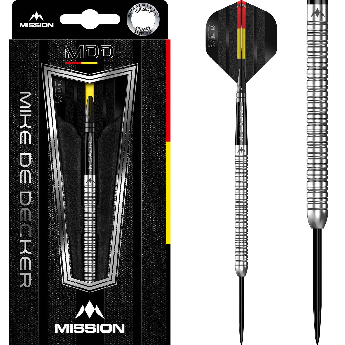 Mission Mike De Decker Darts - Steel Tip - 95% Tungsten