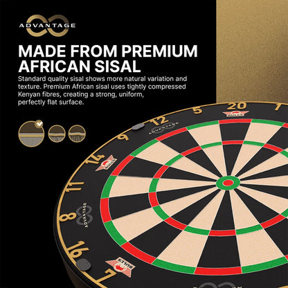 BULLS ADVANTAGE 8 DARTBOARD PROFESSIONAL
