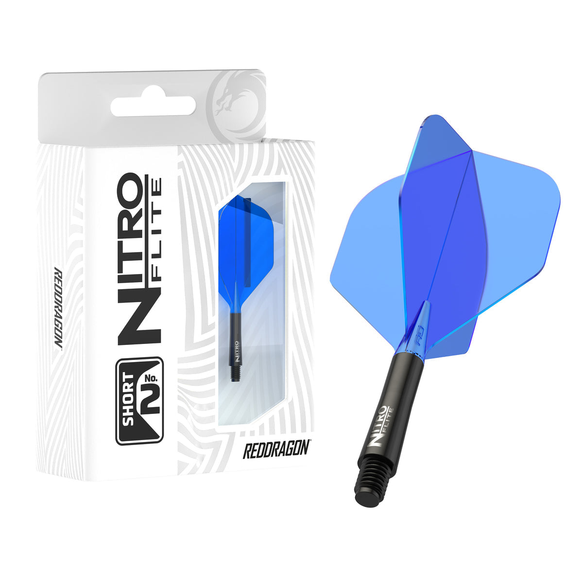 NITRO FLITE - INTEGRATED FLIGHT AND SHAFT BLACK & BLUE