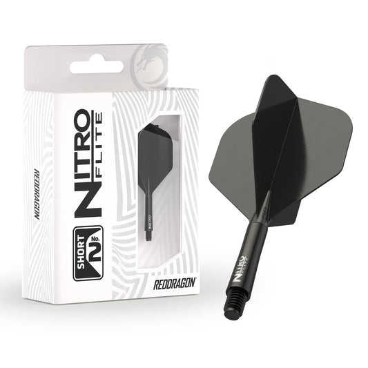 NITRO FLITE - INTEGRATED FLIGHT AND SHAFT BLACK & BLACK