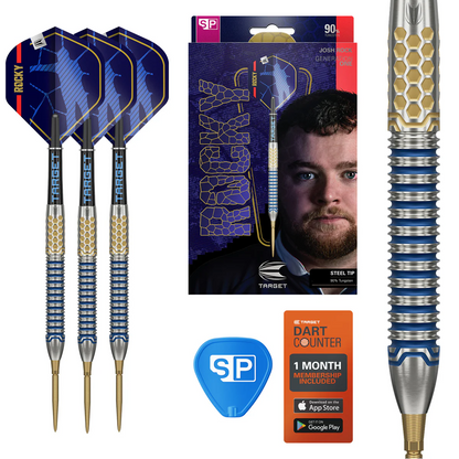 JOSH ROCK G1 90% TUNGSTEN SP STEEL TIP DARTS BY TARGET