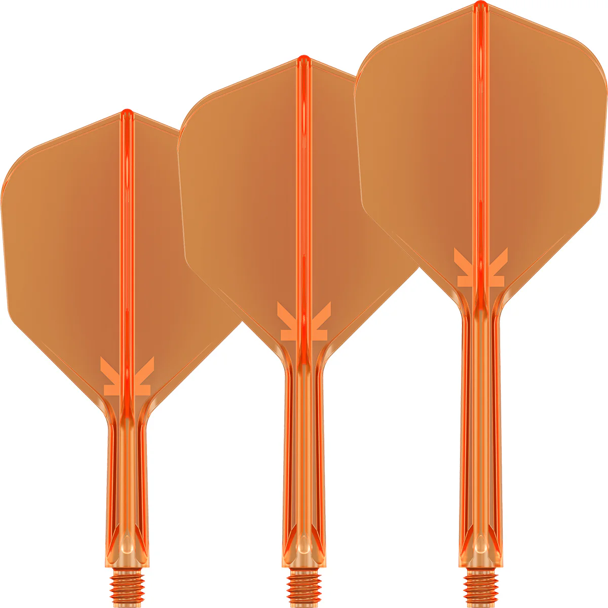 K-FLEX NEON ORANGE NO6 ONE PIECE DART FLIGHTS BY TARGET