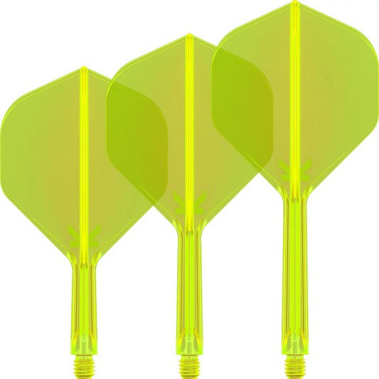 K-FLEX NEON YELLOW NO2 ONE PIECE DART FLIGHTS BY TARGET