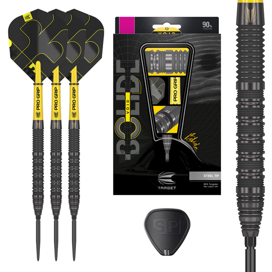 BOLIDE VOID 01 90% TUNGSTEN SP STEEL TIP DARTS BY TARGET