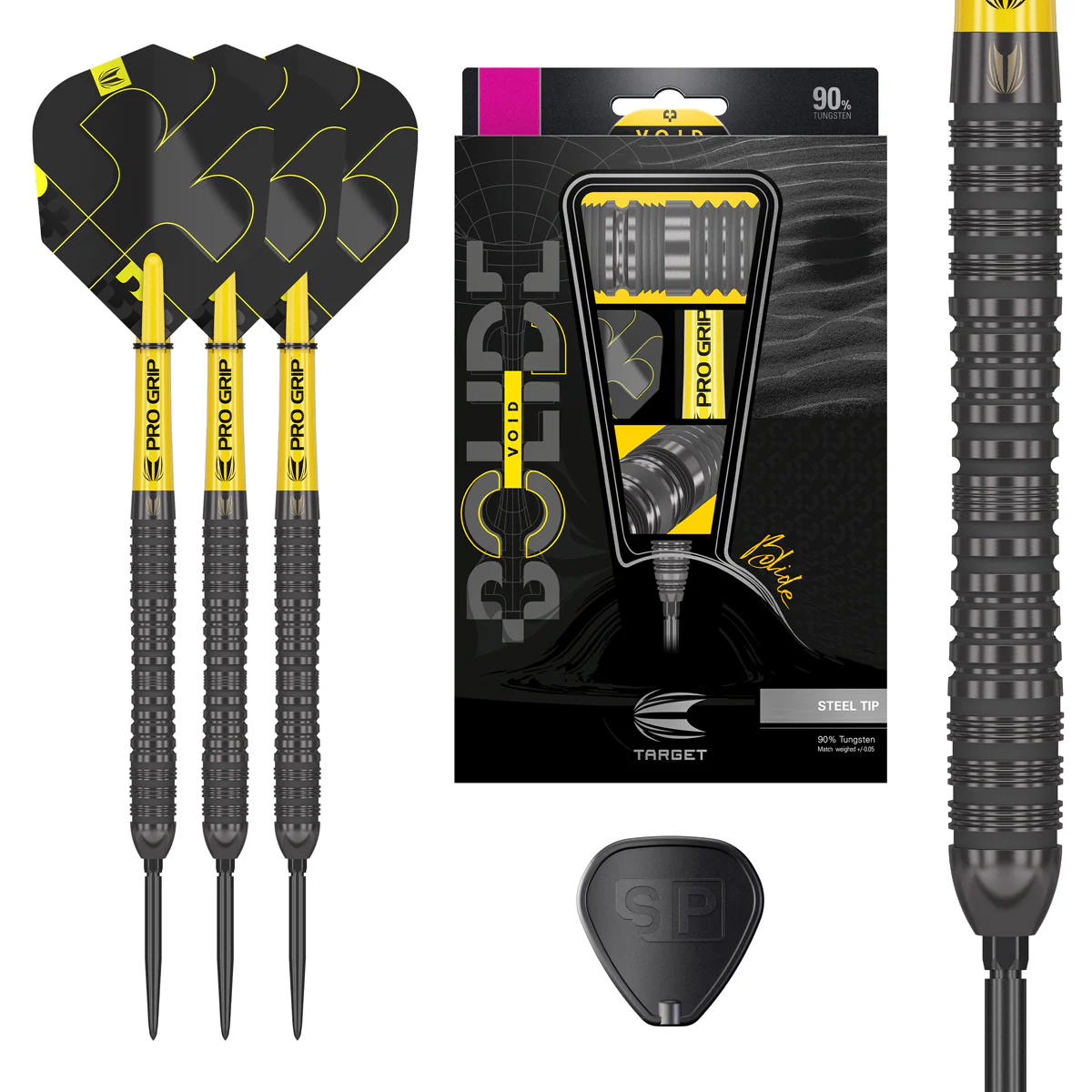 BOLIDE VOID 04 90% TUNGSTEN SP STEEL TIP DARTS BY TARGET