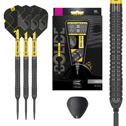 BOLIDE VOID 04 90% TUNGSTEN SP STEEL TIP DARTS BY TARGET