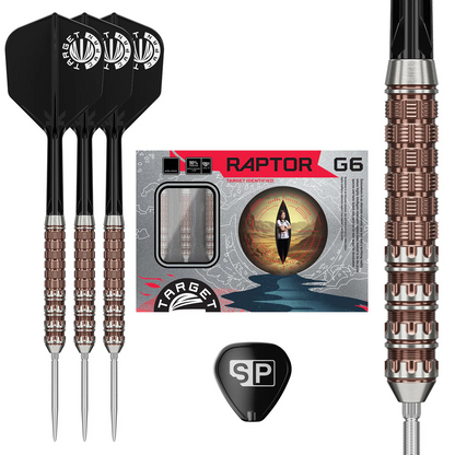 TARGET JAPAN PRIME SERIES RAPTOR G6 90% TUNGSTEN SP STEEL TIP DARTS