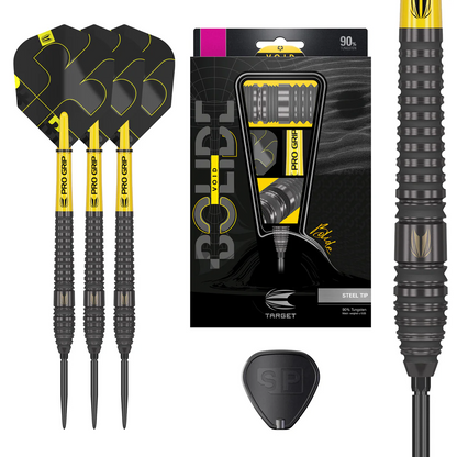 BOLIDE VOID 03 90% TUNGSTEN SP STEEL TIP DARTS BY TARGET