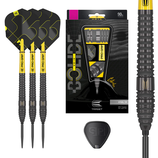 BOLIDE VOID 03 90% TUNGSTEN SP STEEL TIP DARTS BY TARGET