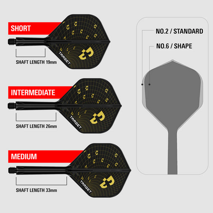 TARGET K-FLEX BOLIDE NO2 INTEGRATED FLIGHTS & SHAFTS