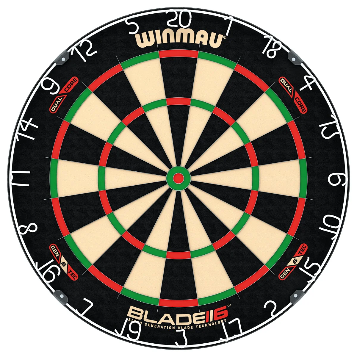 BLADE 6 DUAL CORE DARTBOARD BY WINMAU