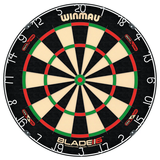 BLADE 6 DUAL CORE DARTBOARD BY WINMAU