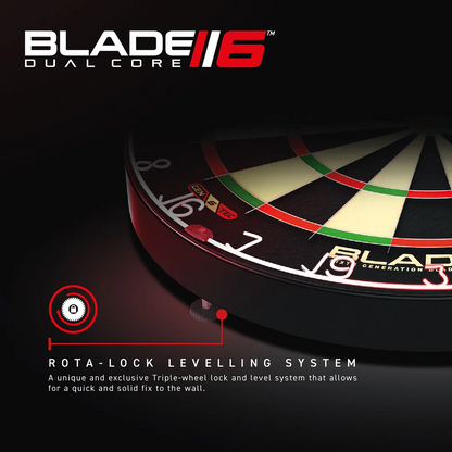BLADE 6 DUAL CORE DARTBOARD BY WINMAU