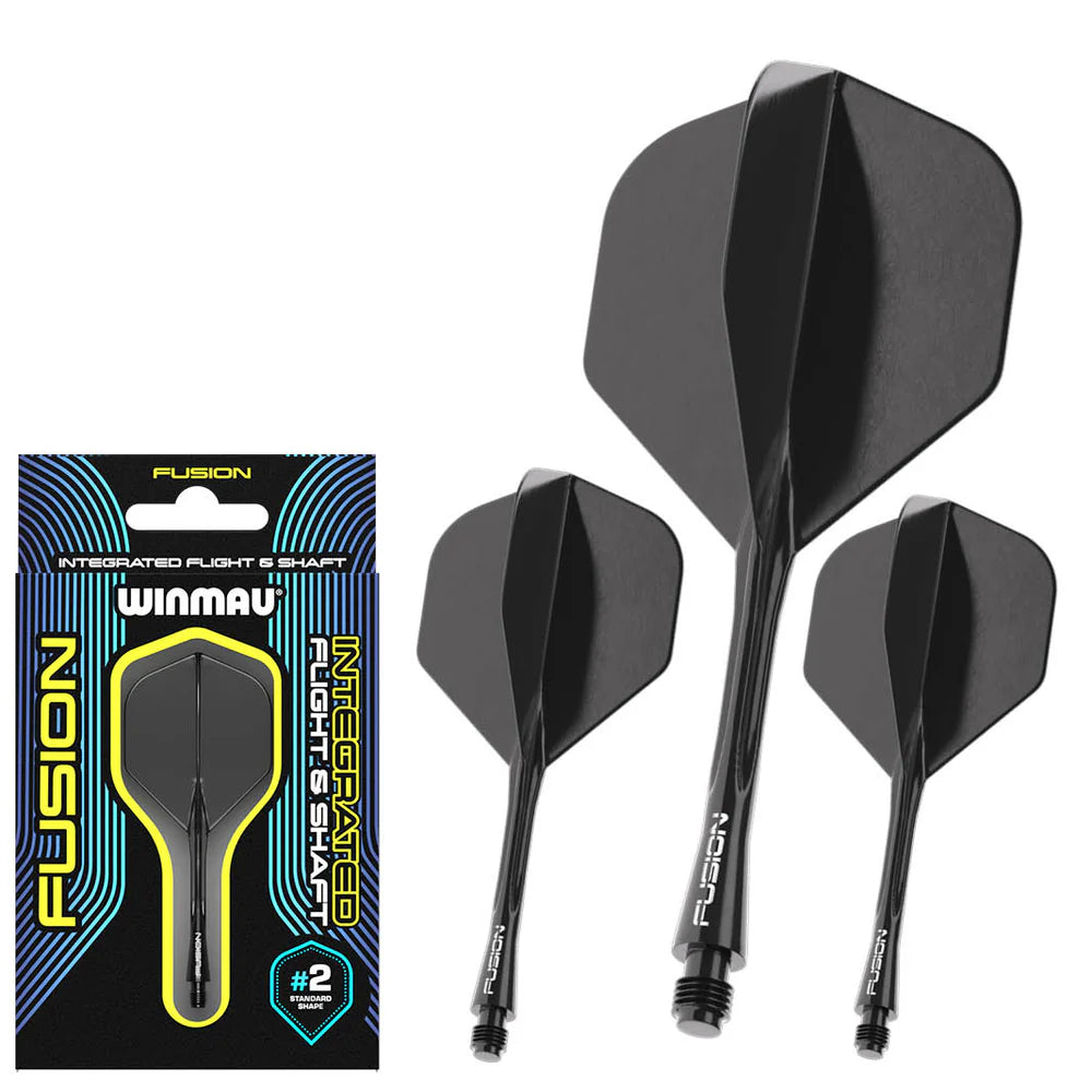 FUSION FLIGHT & SHAFT SOLID BLACK
