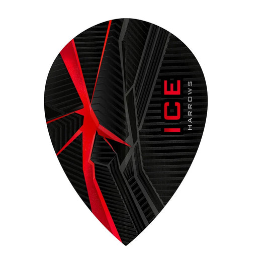 ICE Recut Red Pear Dart Flights By Harrows